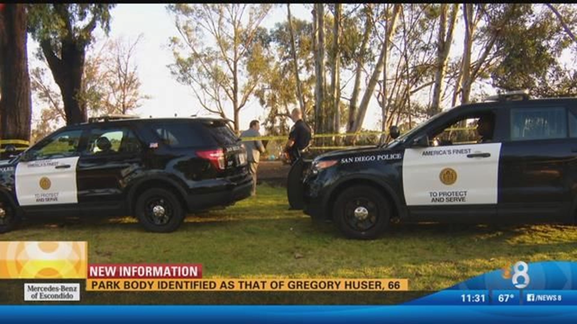 Gregory Thomas Huser death by force case in San Diego, CA
