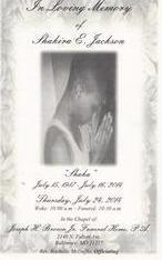 Shakira Jackson death by force case profile photo