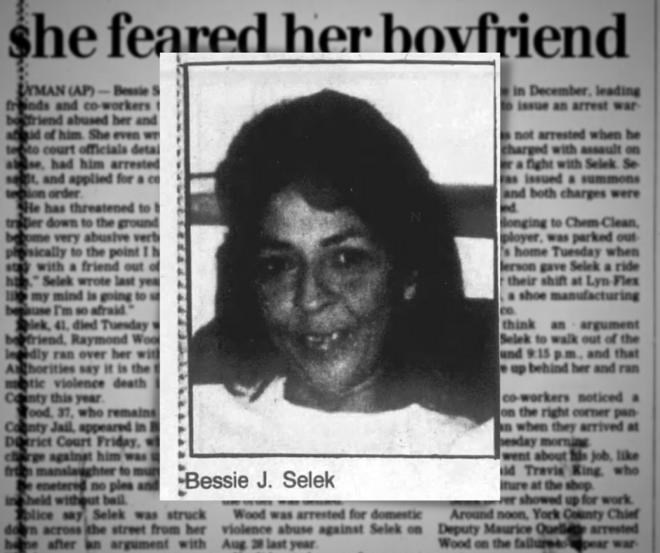 Bessie Selek death by force case profile photo