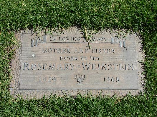 Rosemary Weinstein death by force case in Los-angeles, CA