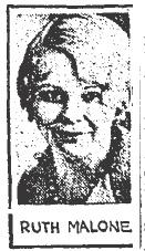 Ruth Velda Buesing Malone death by force case in Los-angeles, CA