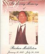 Rashan Brian Middleton death by force case in Baltimore, MD