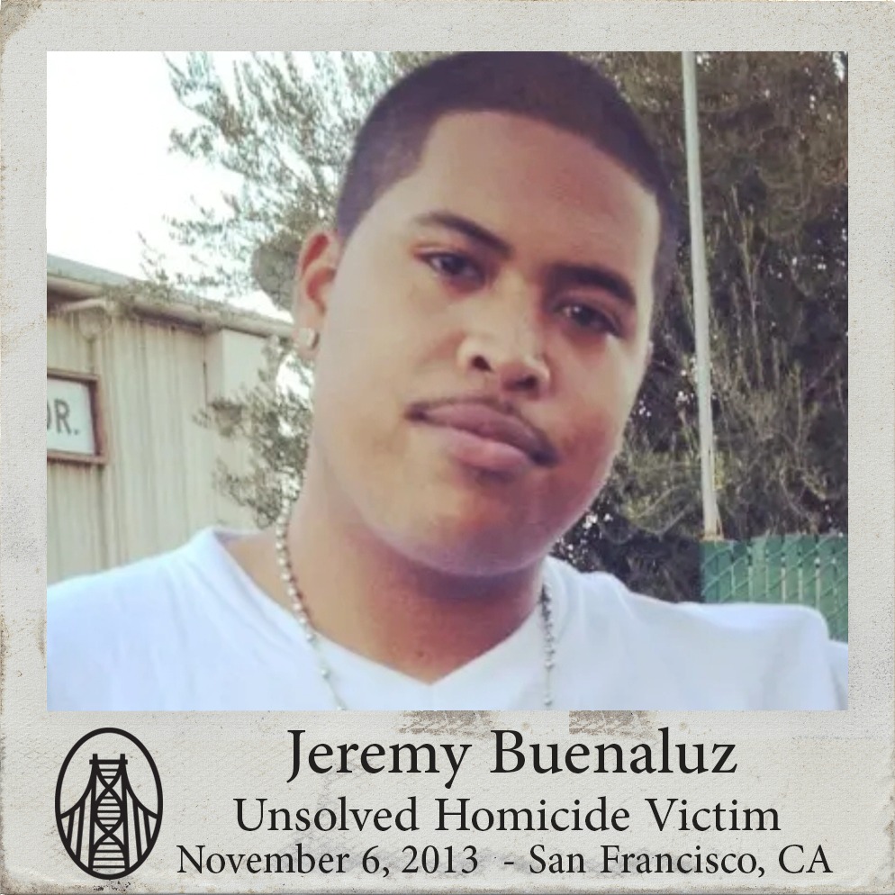 Jeremy Buenaluz death by force case in San Francisco, CA