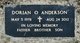 Dorian Anderson death by force case profile photo