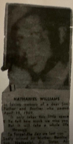 Nathaniel Williams death by force case profile photo