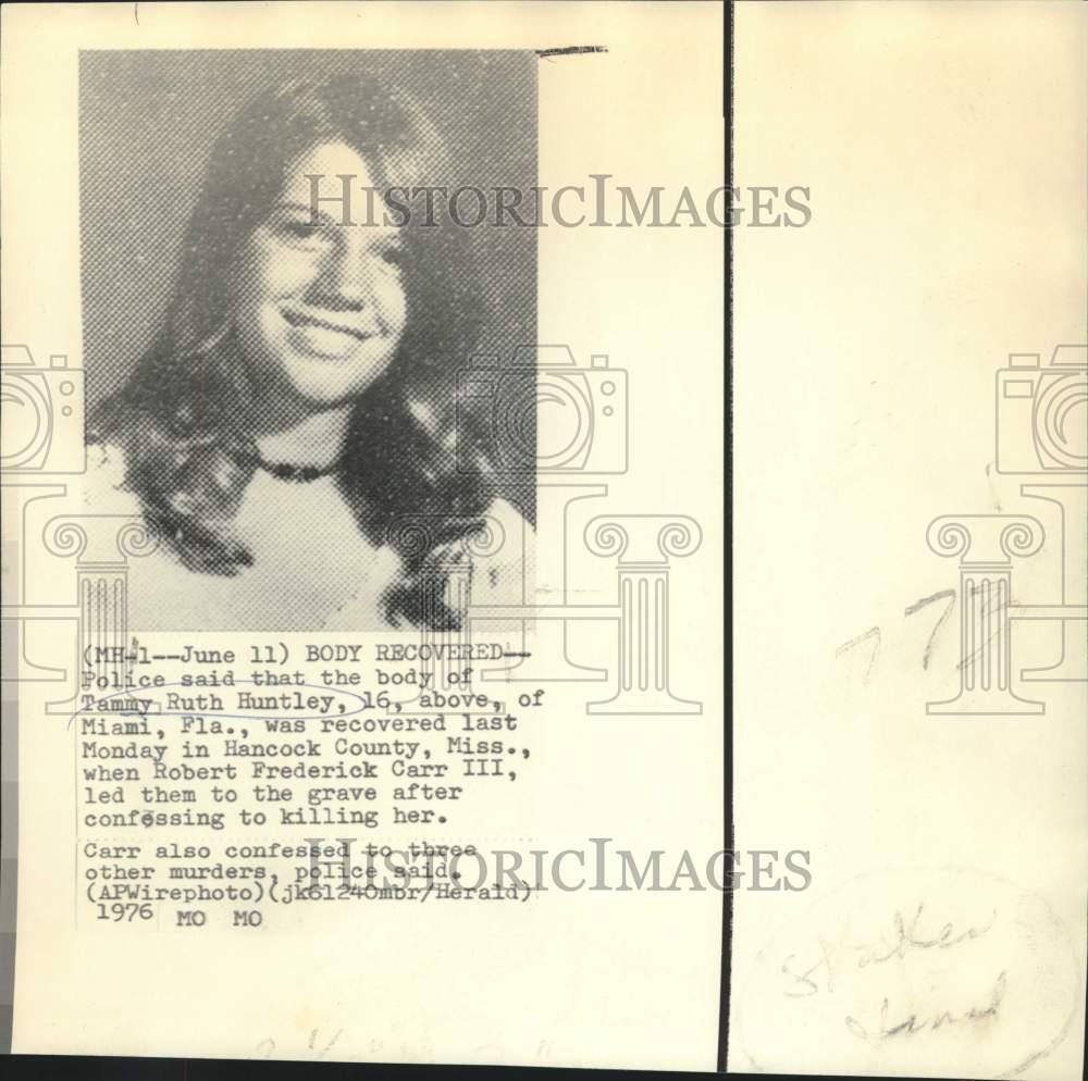 Tammy Huntley death by force case profile photo