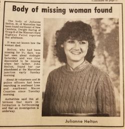 Julianne Helton death by force case in Macon County, MO