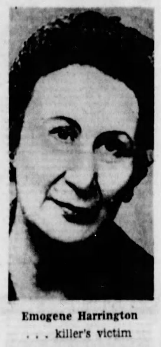 Emogene Harrington death by force case in Cincinnati, OH