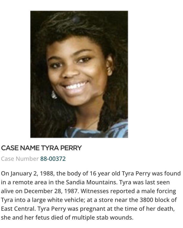 Tyra Perry death by force case profile photo