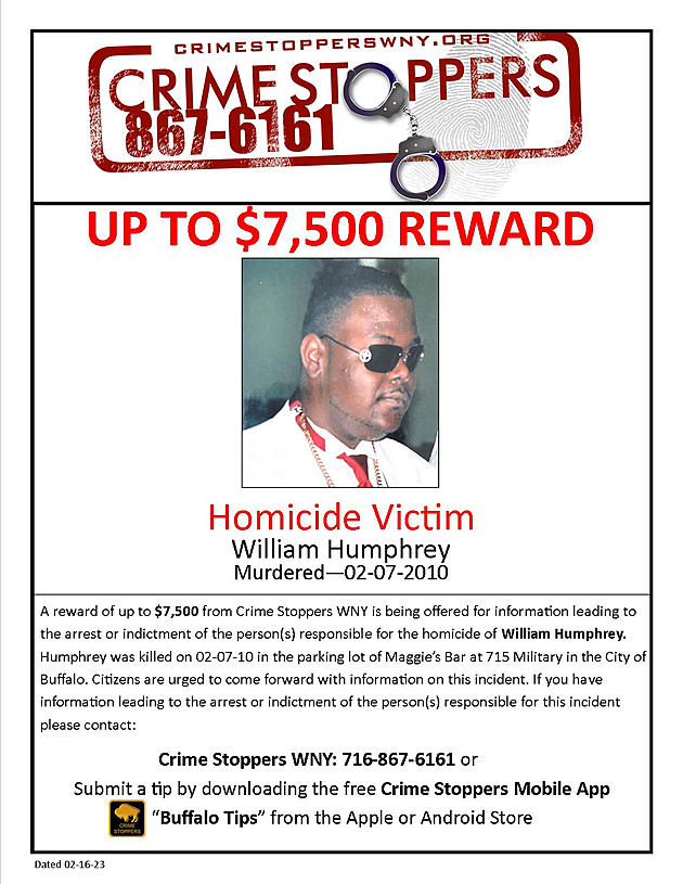 William Humphrey death by force case in Buffalo, NY