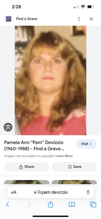 Pamela Ann Devizzio death by force case in Saratoga springs, NY