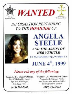 Angela Steele death by force case in Masreilles Township, OH