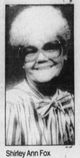 Shirley Fox death by force case profile photo