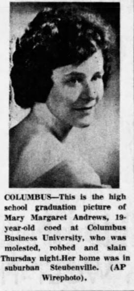 Mary Andrews death by force case in Columbus, OH