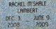 Rachel Lambert death by force case in Oklahoma City, OK
