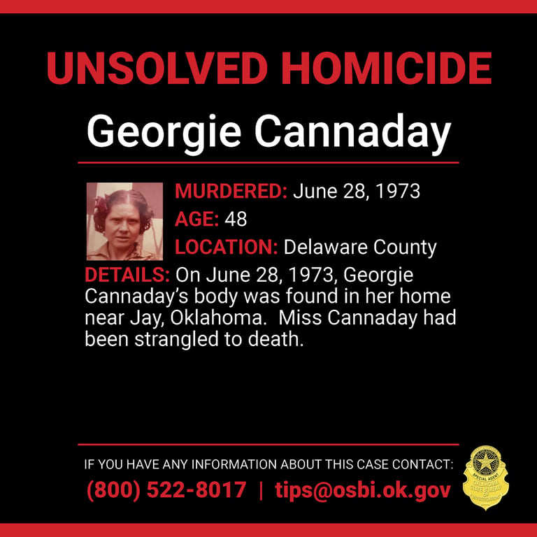 Georgie Cannaday death by force case profile photo