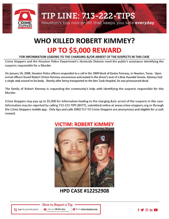 Robert Kimmey death by force case profile photo