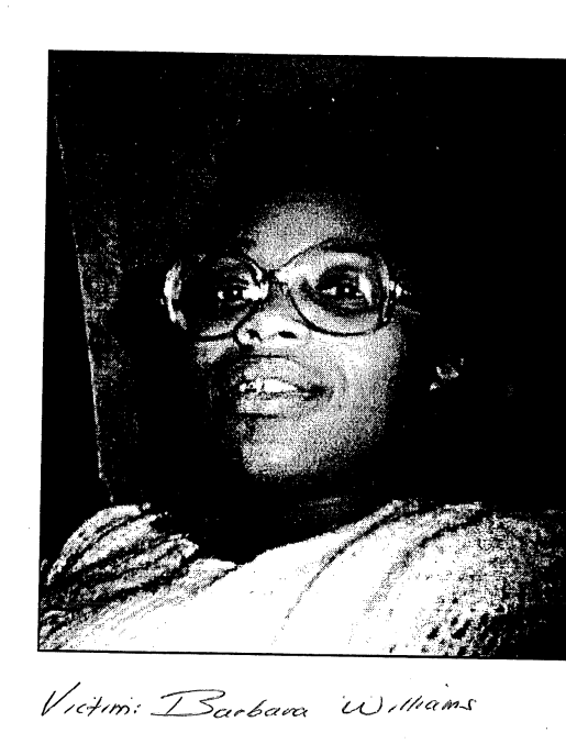 Barbara Williams death by force case in Bremerton, WA