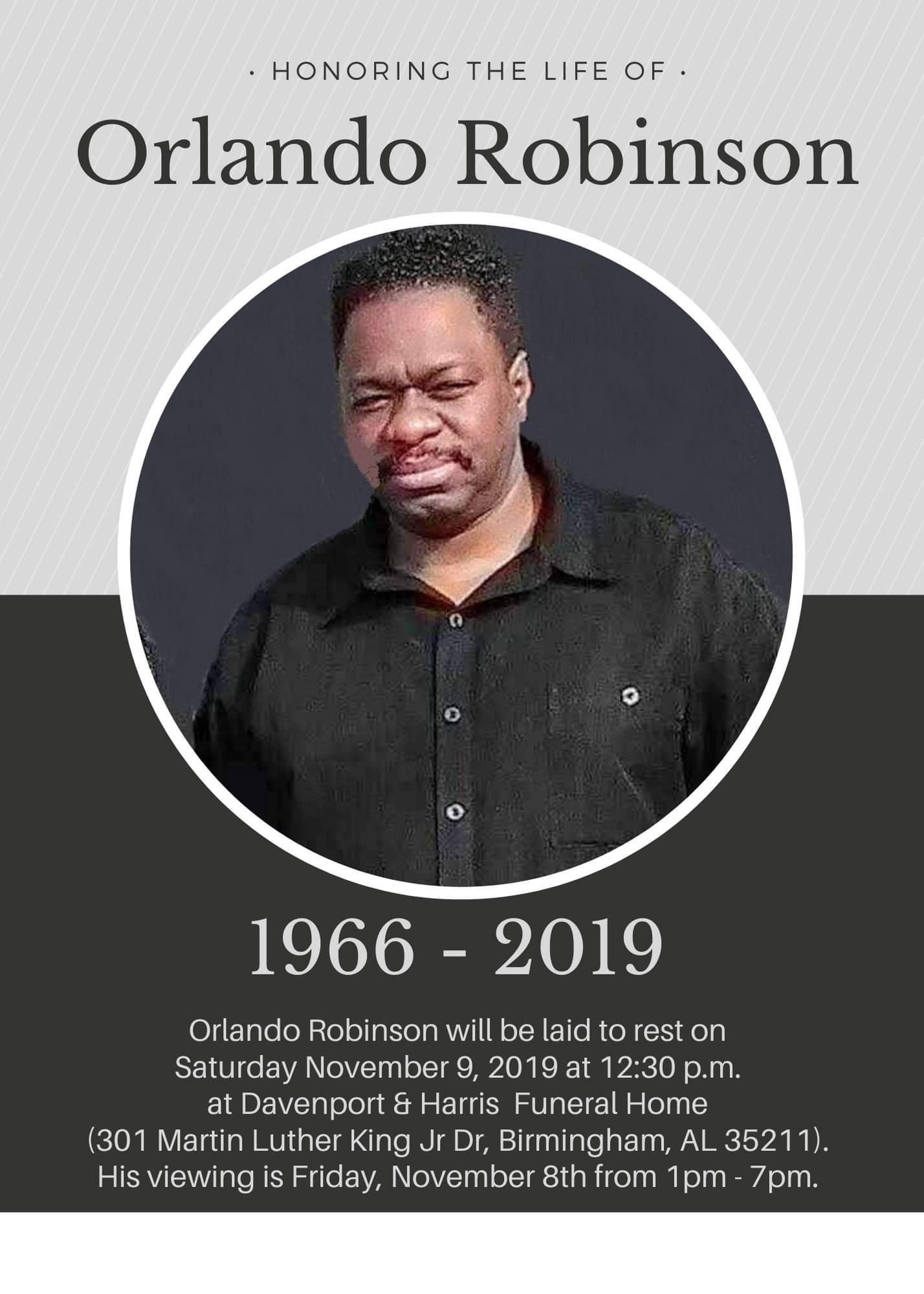 Orlando Robinson death by force case profile photo
