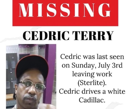 Cedric Terry death by force case profile photo