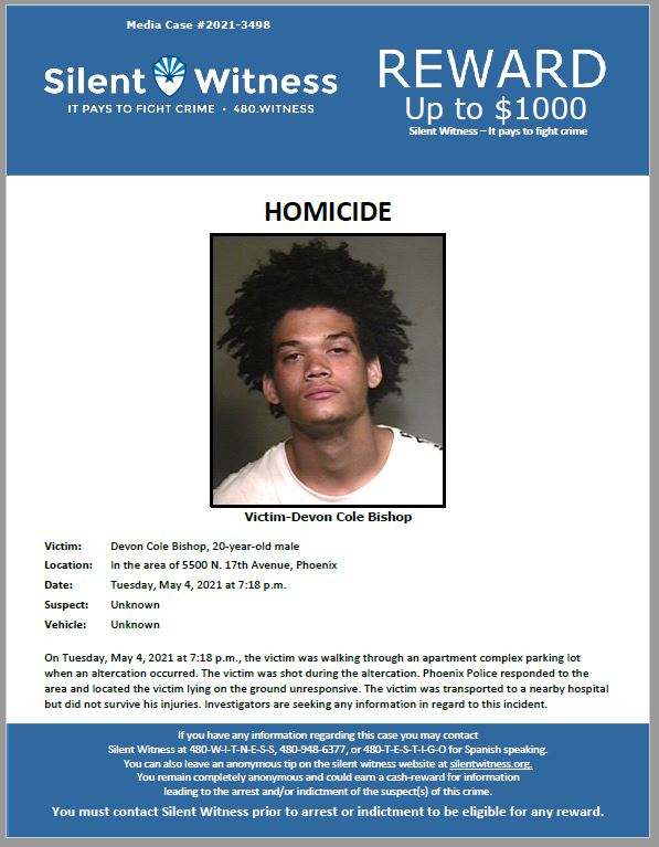 Devon Bishop death by force case profile photo
