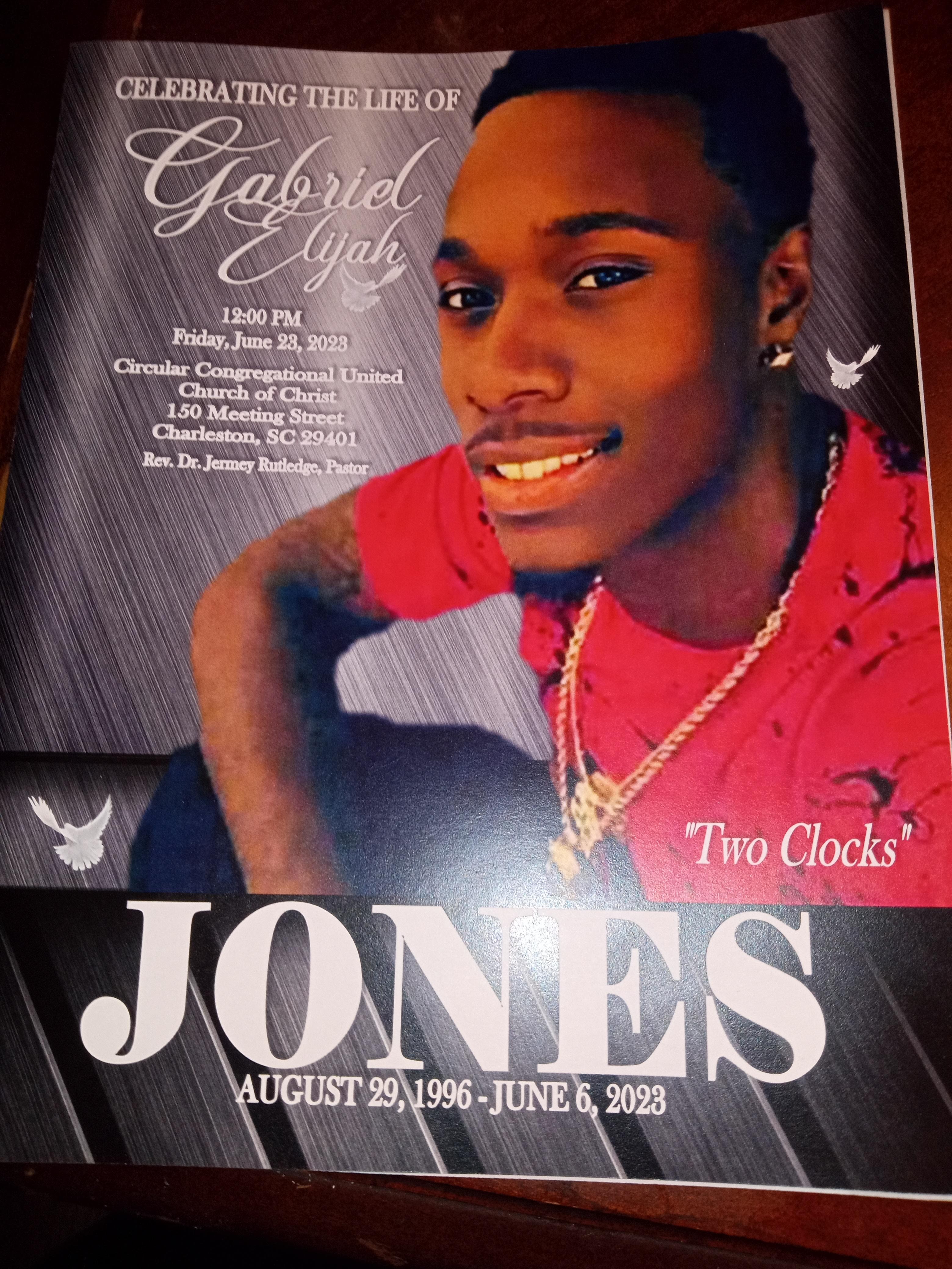 Gabriel Jones death by force case profile photo