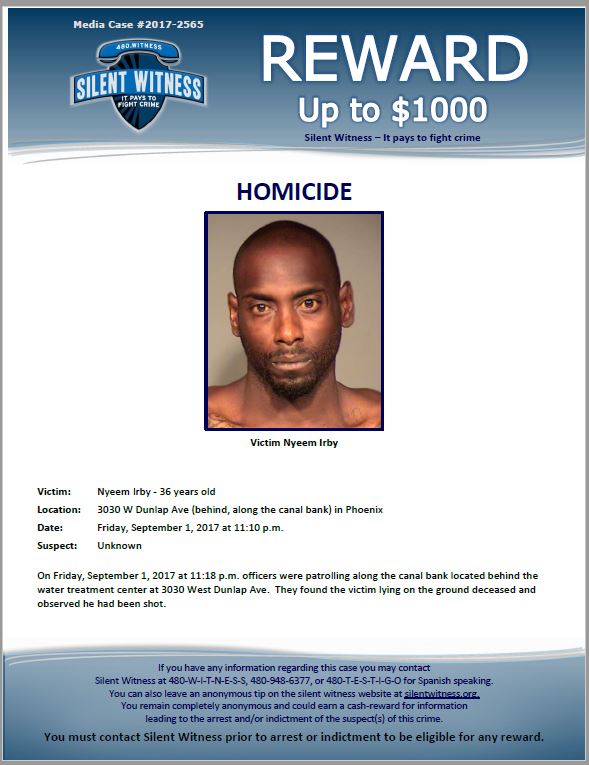 Nyeem Irby death by force case profile photo