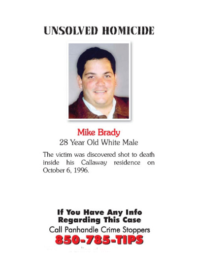Mike Brady death by force case in Panama City, FL
