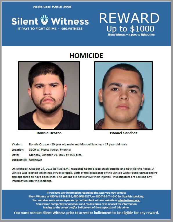 Manuel David Sanchez death by force case in Phoenix, AZ