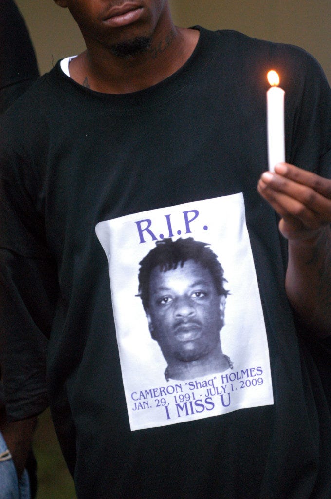 Cameron Holmes death by force case in Savannah, GA
