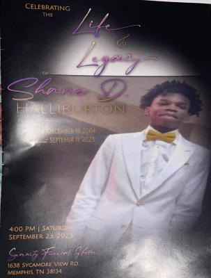 Shane Demarius Halliburton death by force case in Memphis, TN