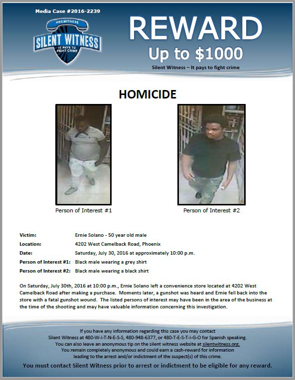 Ernie Solano death by force case profile photo