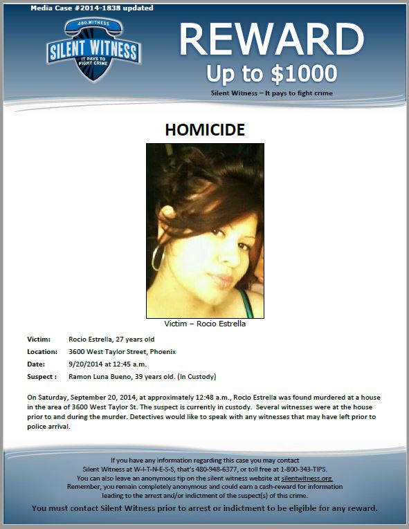 Rocio Estrella death by force case profile photo