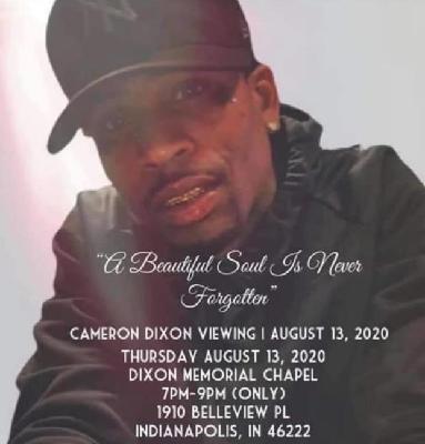 Cameron Dixon death by force case in Indianapolis, IN
