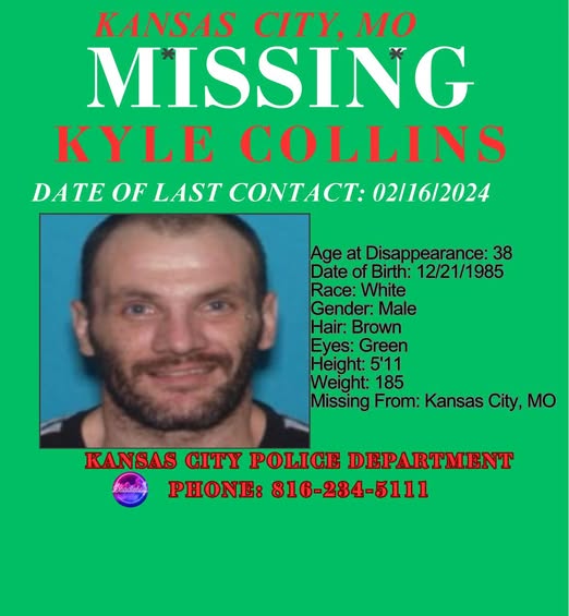 Kyle Collins missing person case in Kansas City, Missouri