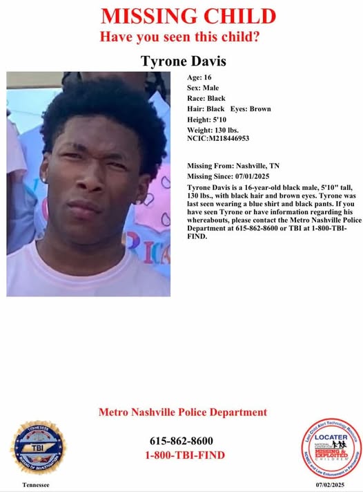 Tyrone Davis missing person case profile photo