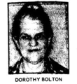Dorothy Bolton missing person case in Elk, California