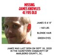 Ronald Knowles missing person case in Wallace, South Carolina