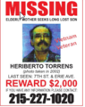 Heriberto Torrens missing person case in Philadelphia, Pennsylvania