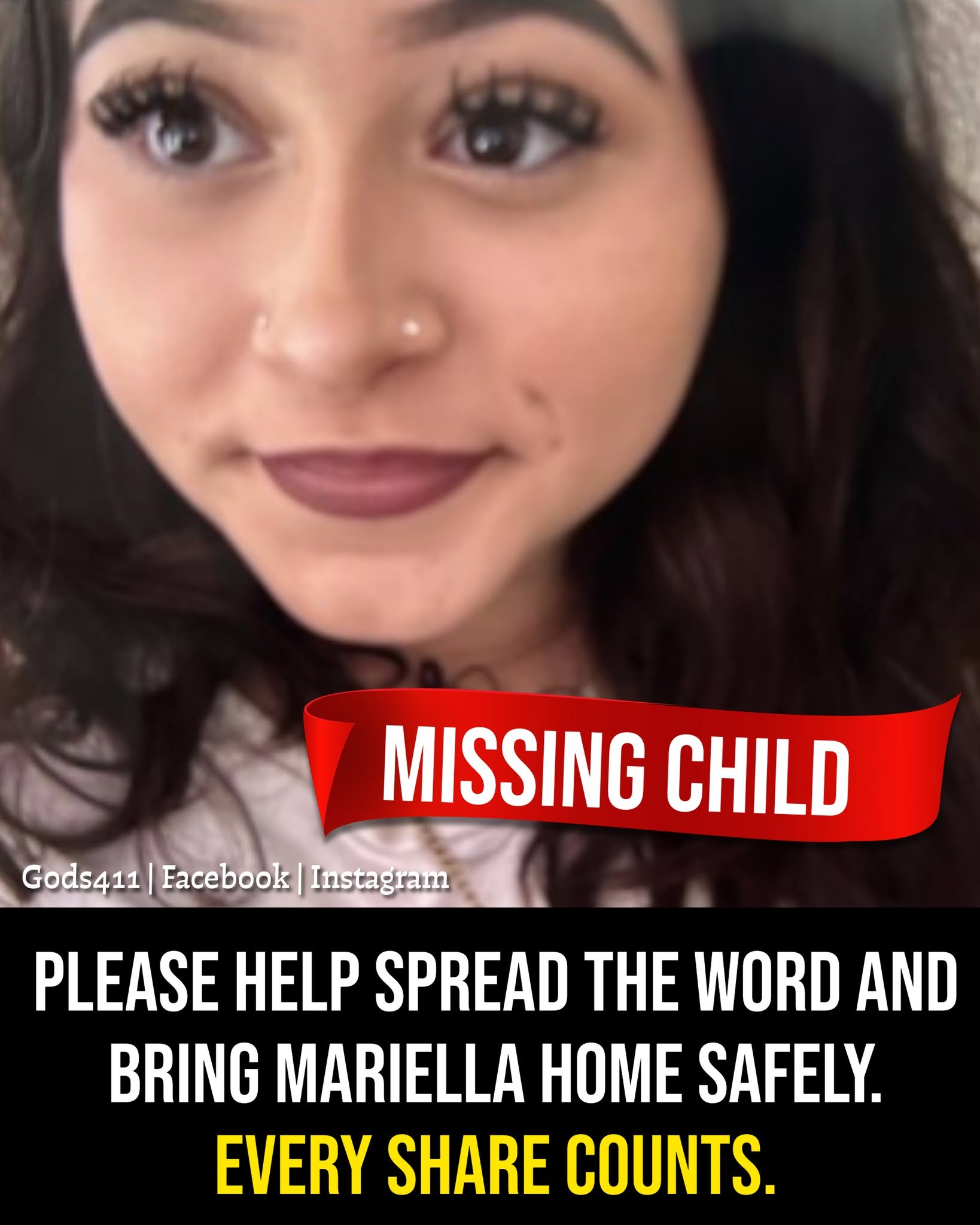 Mariella Martinez missing person case in FAIRFAX COUNTY, Virginia